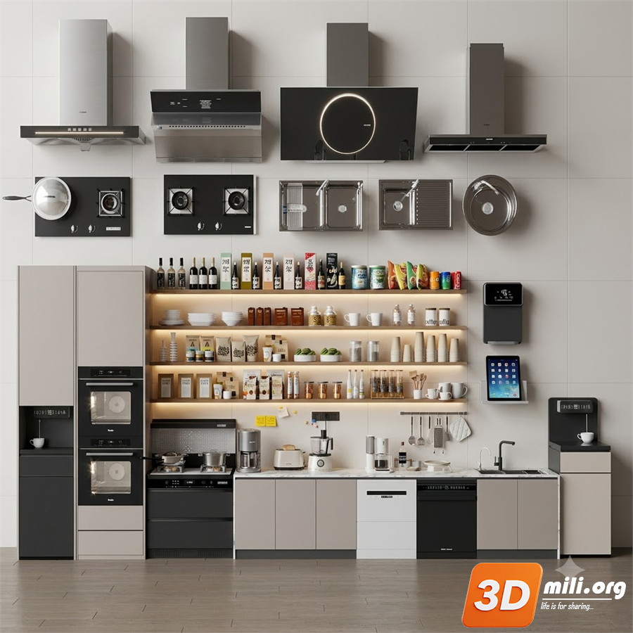 Kitchen appliance Skp Files 